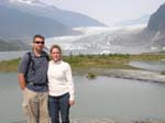 Us at Mendenhall Glacier